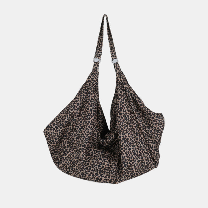 Leopard Polyester Tote Bag