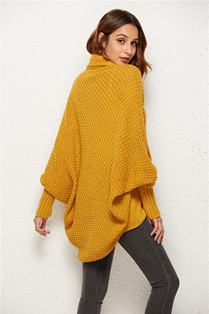 Women's Cozy Knit Batwing Sleeve Sweater