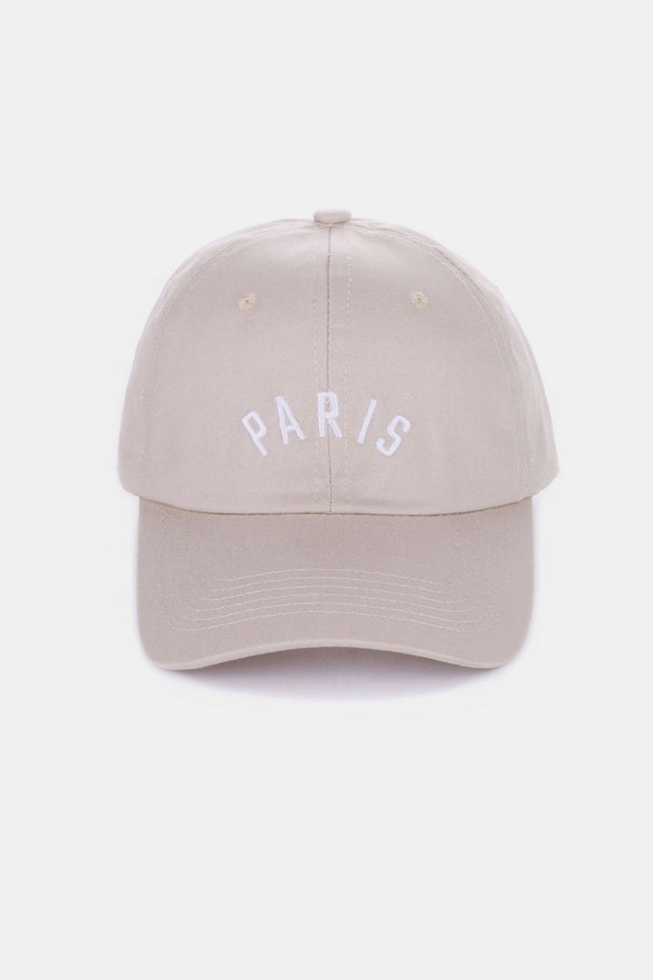 Zenana PARIS Embroidered Baseball Cap