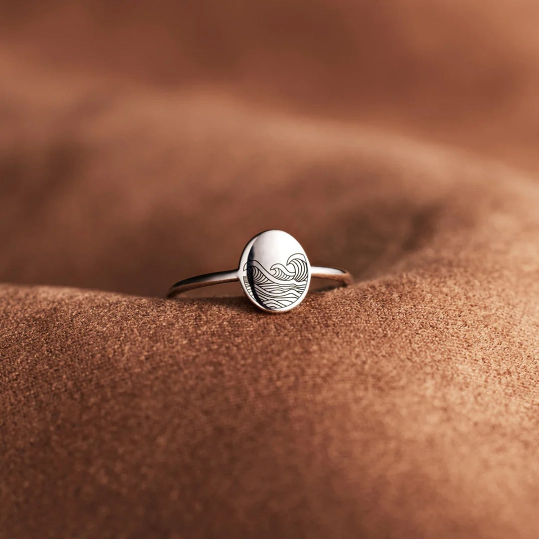 Women's Sterling Silver Signet Rings