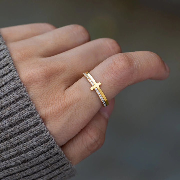 Women's Cross Pendant Rings