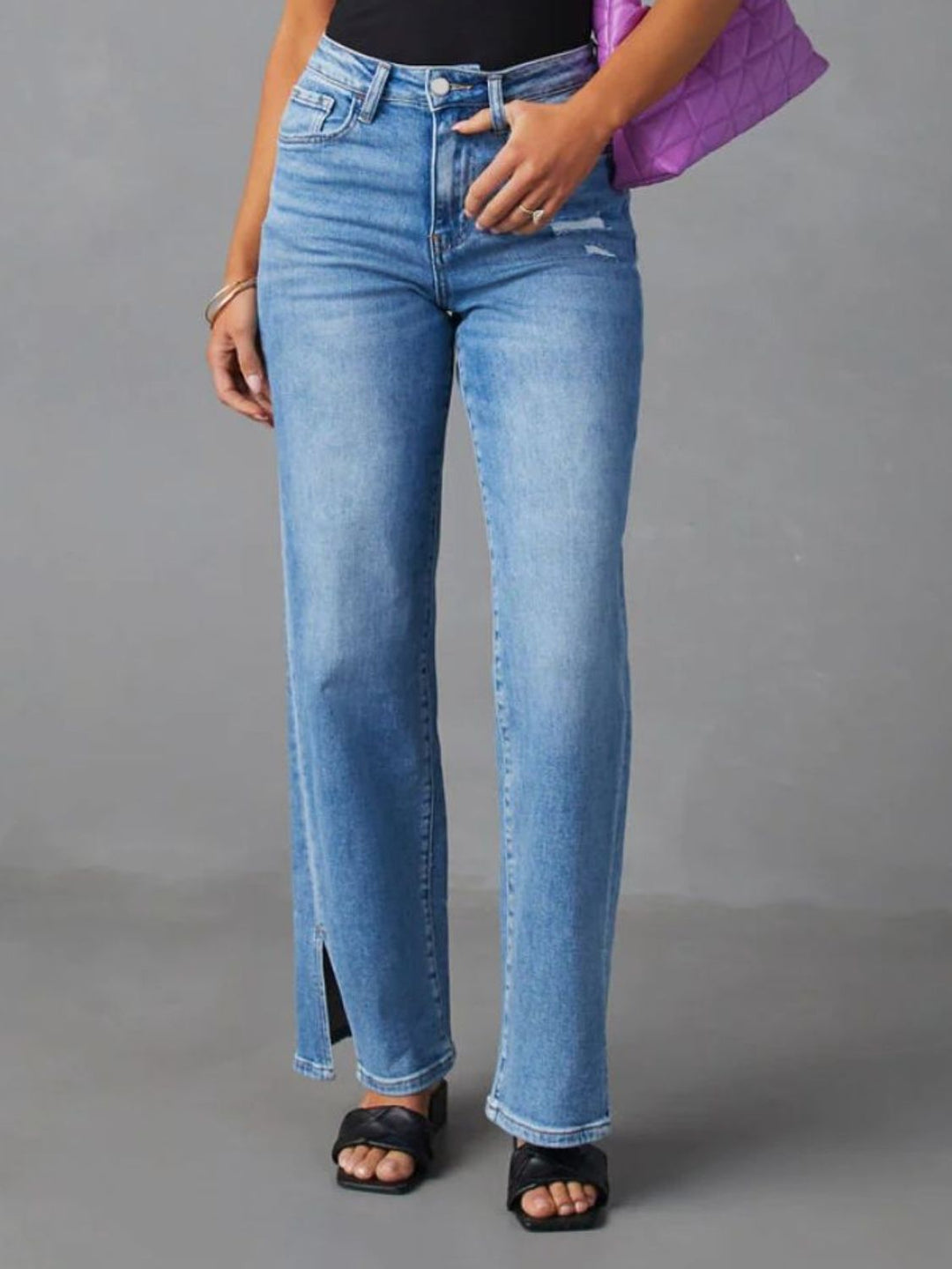 Women's Classic Slit Pocket Jeans