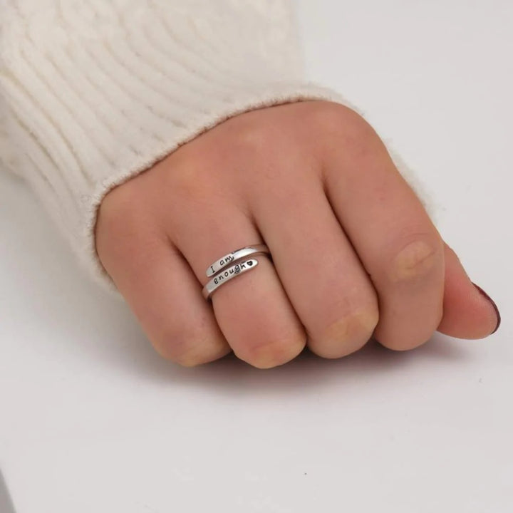 Women's Engraved Bypass Rings