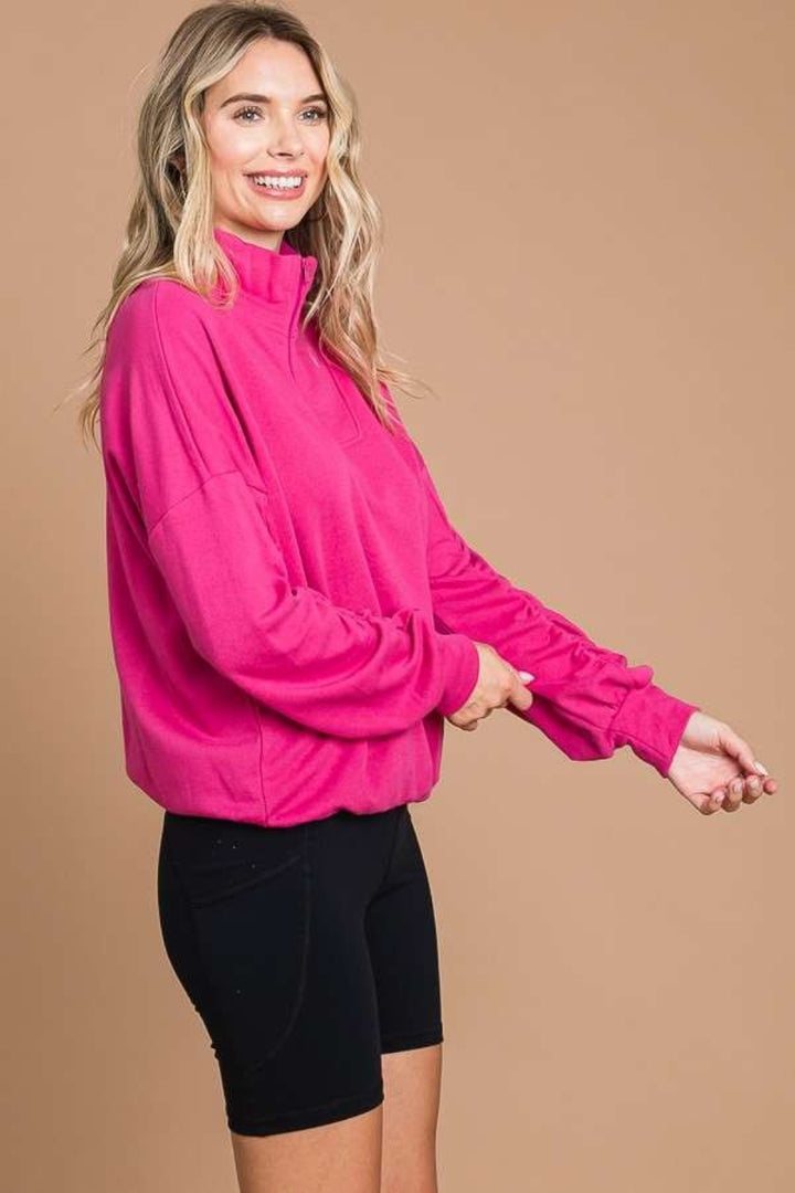 Women's Full Zip Long Sleeve Sweatshirt