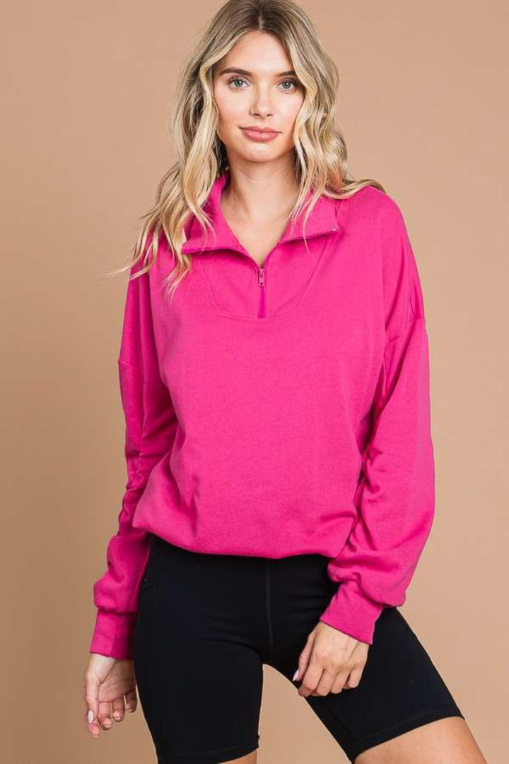 Women's Full Zip Long Sleeve Sweatshirt