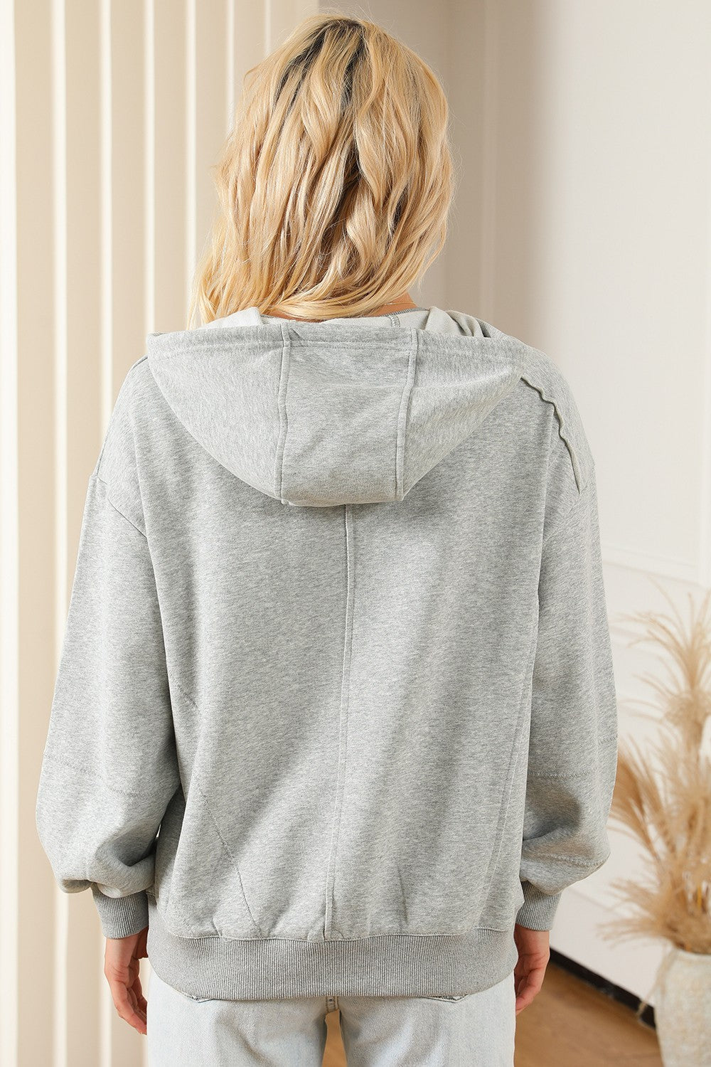 Women's Cozy Drawstring Hooded Pullover