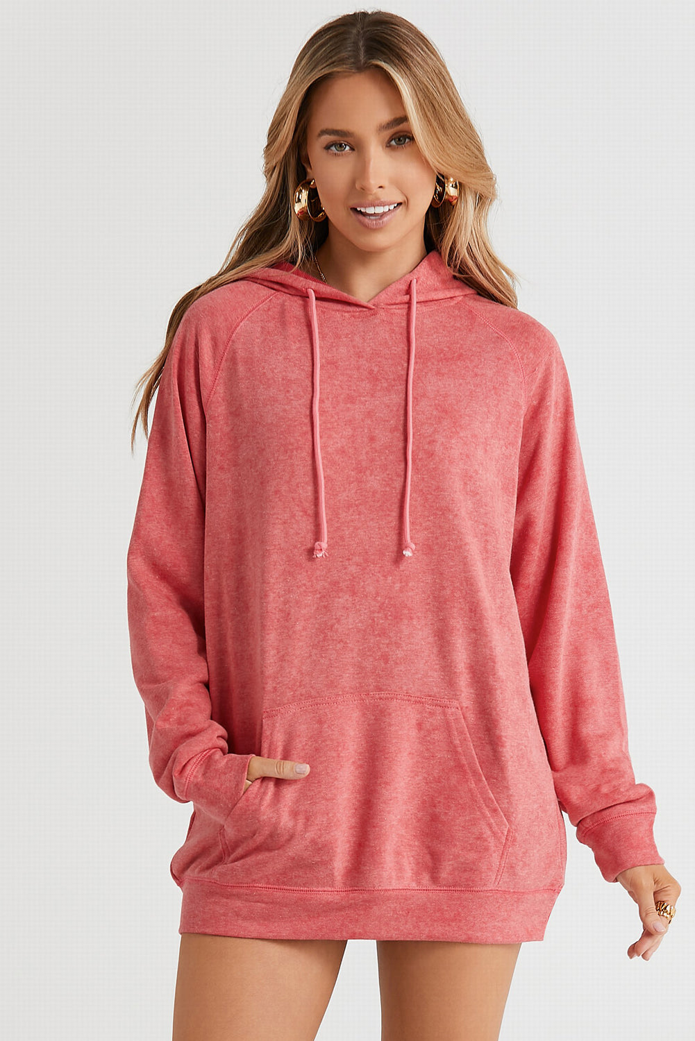 Women's Cozy Comfort Long Sleeve Hoodie with Front Pocket