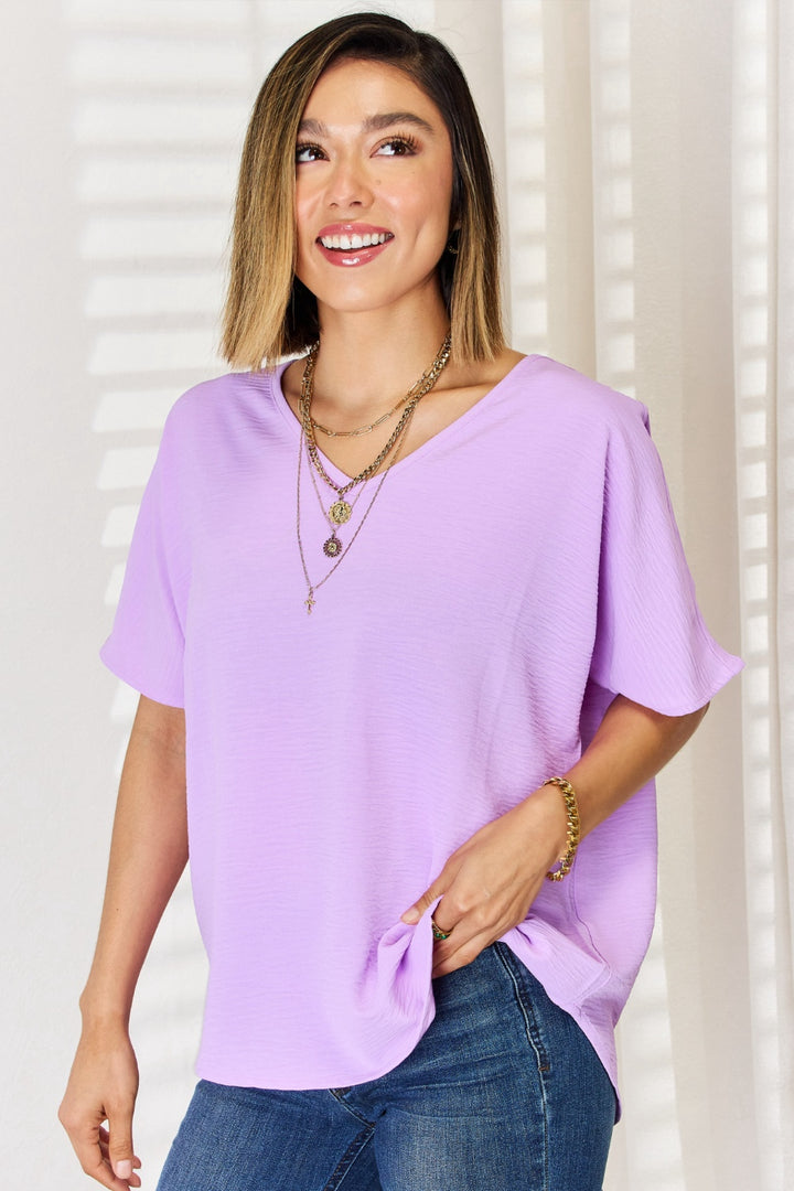 Women's Textured Short Sleeve T-Shirt