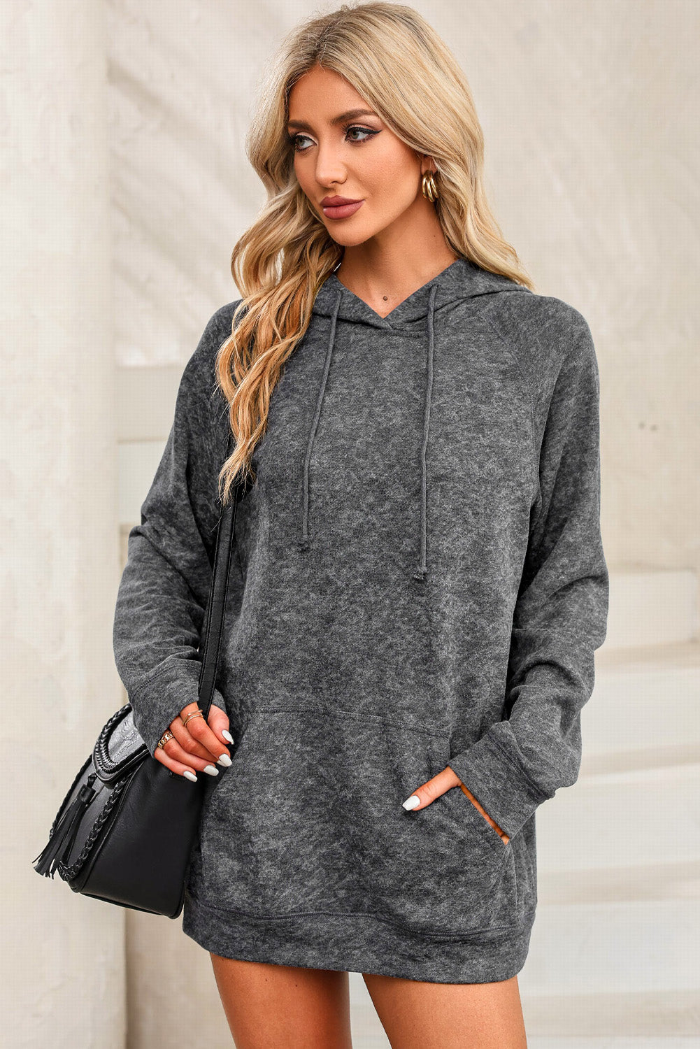 Women's Cozy Comfort Long Sleeve Hoodie with Front Pocket