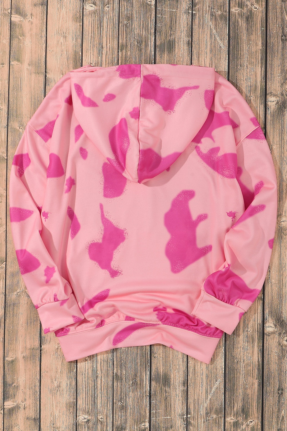 Women's Printed Hoodie with Kangaroo Pocket