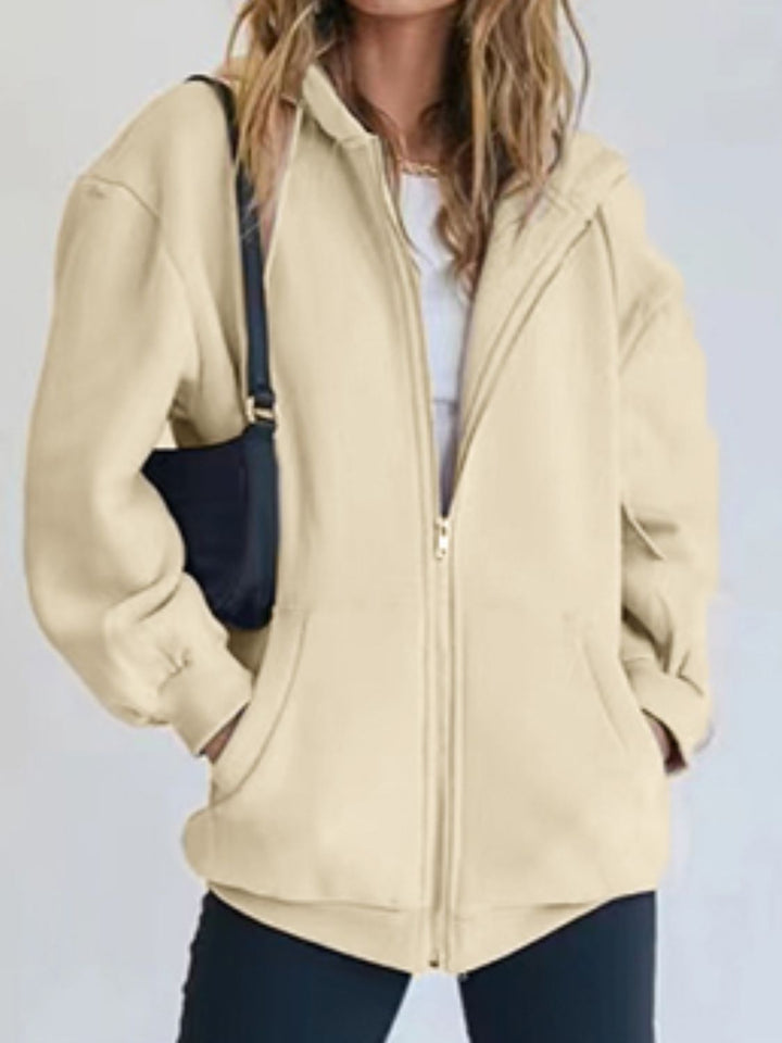 Women's Cozy Comfort Zip-Up Hoodie